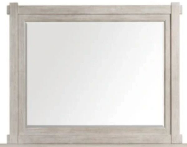 American Wholesale Furniture Scott White Mirror-0