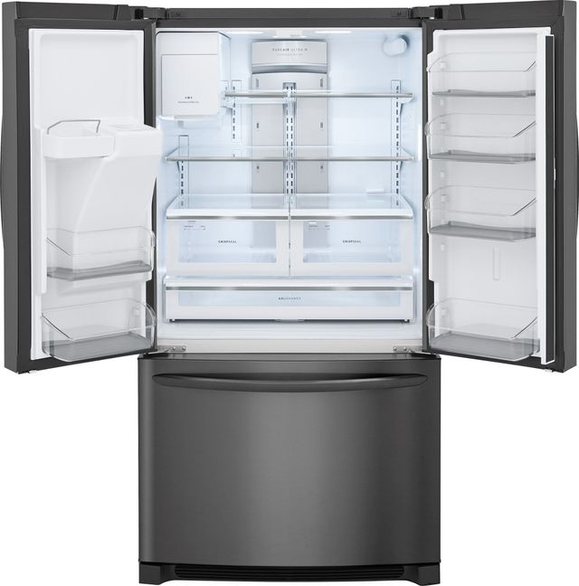 Frigidaire Gallery® 26.8 Cu. Ft. Black Stainless Steel French Door Refrigerator-1