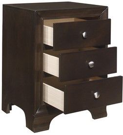 Mazin Furniture Centralia Brown Nightstand-2
