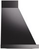 Ilve® Nostalgie II Noblesse 60" Glossy Black Wall Mounted Range Hood with Chrome Trim-2