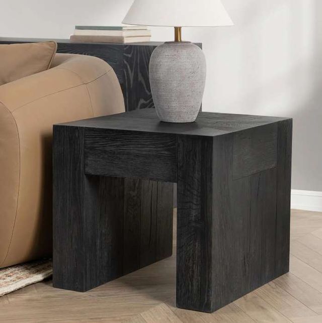 Classic Home Bristol Black End Table-1