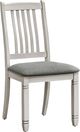 Monarch Specialties Inc. 2-Piece Grey Upholstered Dining Chair Set-0