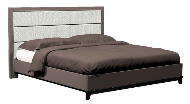 Country View Woodworking Customizable American Modern Queen Upholstered Panel Bed-0