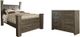 Signature Design by Ashley® Juararo 2-Piece Dark Brown Queen Poster Bed Set-0
