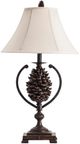 Crestview Collection Pine Creek Bison Brown Accent Lamp-1