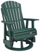 Signature Design by Ashley® Hyland Wave Green Stainless Steel Outdoor Swivel Glider Chair-0