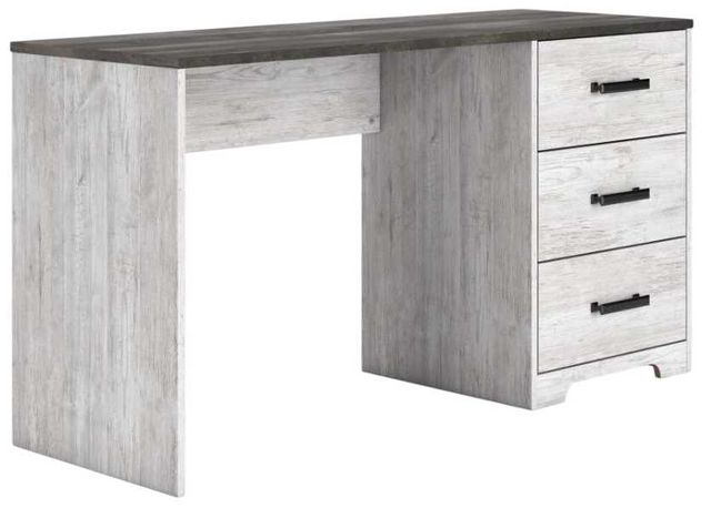 Signature Design by Ashley® Shawburn White/Dark Charcoal Gray 54" Home Office Desk-0