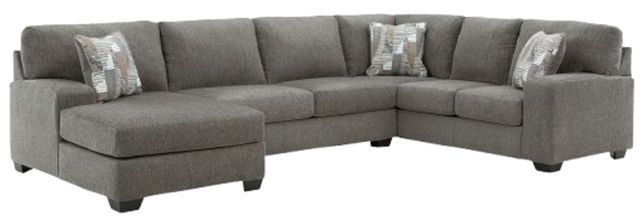 Signature Design by Ashley® Clarington 3-Piece Graystone Left Arm Facing Sectional and Chaise-0