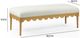 TOV Furniture Oodle Cream/Natural Bench-2
