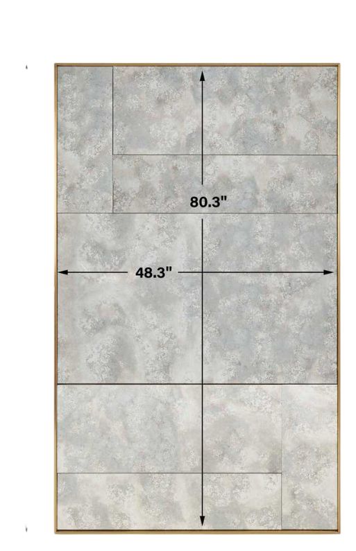 Uttermost® Rally Antique Brass Oversized Mirror-4