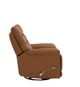 Man Wah Antelope Leather Swivel Glider Recliner-3