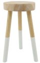 Sagebrook Home Wooden 22” Brown 2-Tone Stool-1