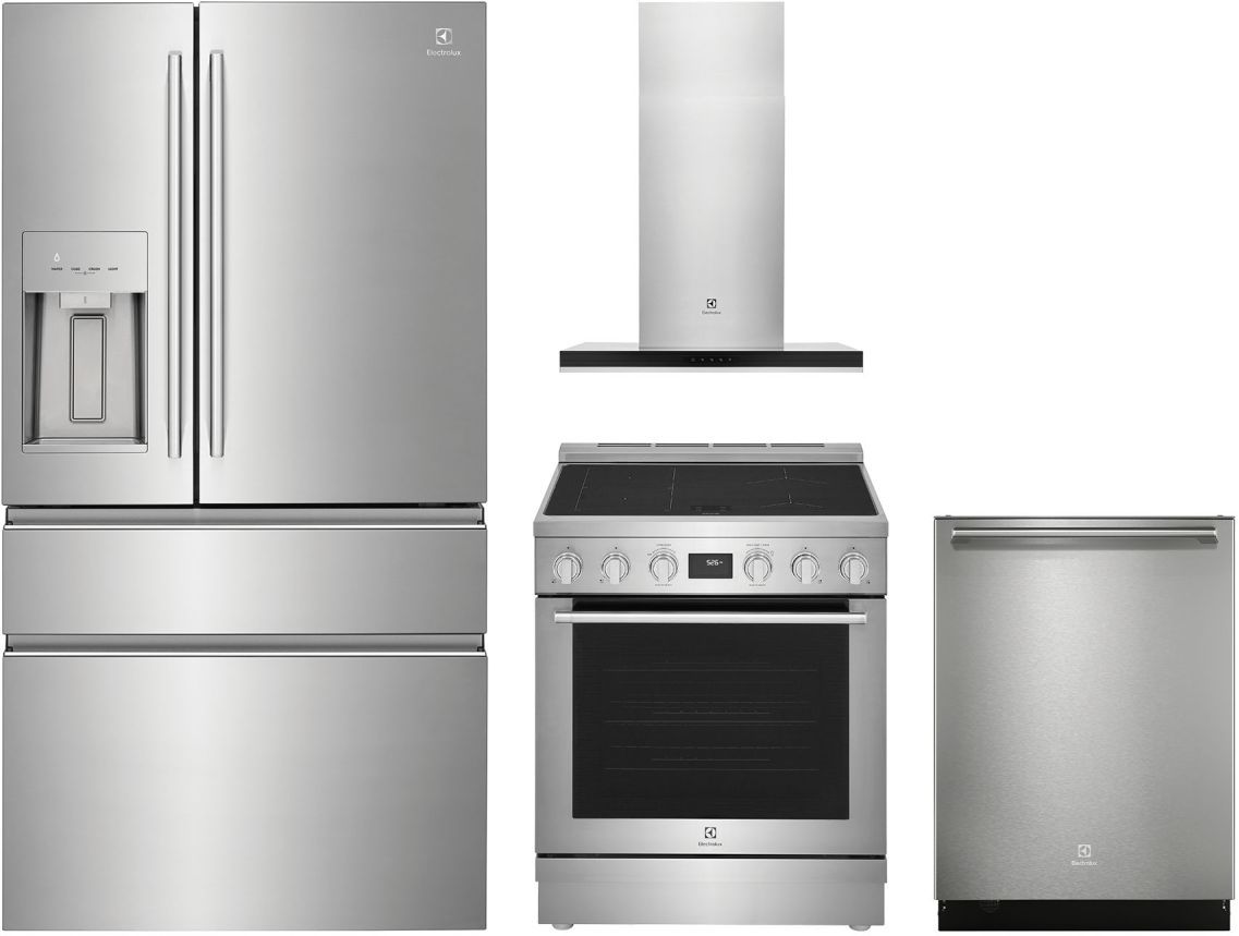 Electrolux 4 Piece Stainless Steel Kitchen Appliance Package