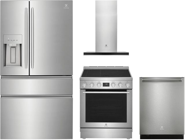 Electrolux 4 Piece Stainless Steel Kitchen Appliance Package-0