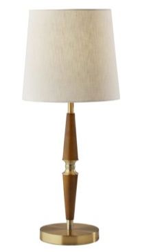 Adesso® Weston Walnut Table Lamp-0