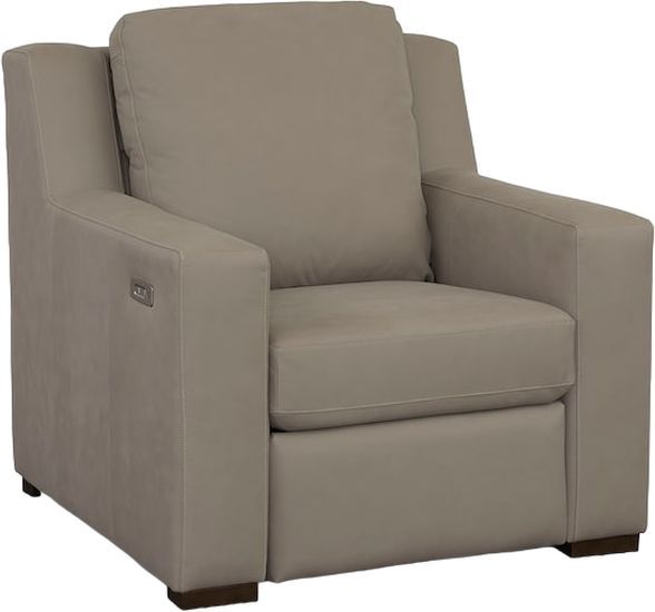 Bassett® Furniture Customizable Somers Leather Power Reclining Chair-0