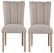 Global Furniture USA D8683 2-Piece Beige Dining Chair Set-0