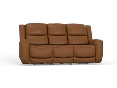 Toffee Power Leather Sofa