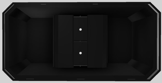 Vent-A-Hood® Designer Series 60" Black Island Range Hood-1