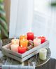 A & B Home Red Unscented Soy Wax Votive Candles-5