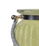 A & B Home Lula Green Frosted Vase-1