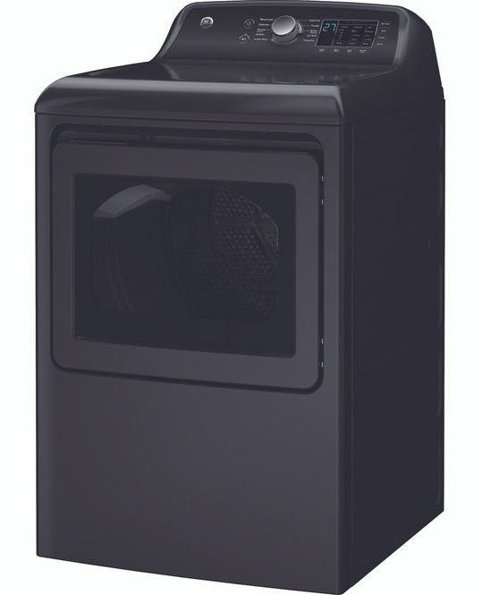 GE® 7.4 Cu. Ft. Diamond Gray Gas Dryer-4