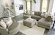 Signature Design by Ashley® Creswell Stone Oversized Swivel Accent Chair-3