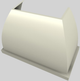Vent-A-Hood® Designer Series 48" Biscuit Wall Mounted Range Hood-3