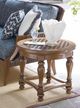 Tommy Bahama® Outdoor Harbor Isle Faux Walnut Round End Table-2