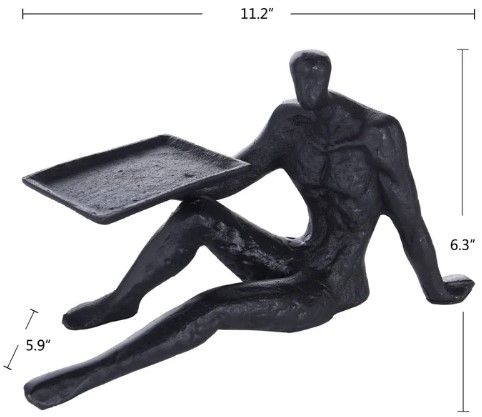 Stylecraft Black Tray Man Home Décor-4