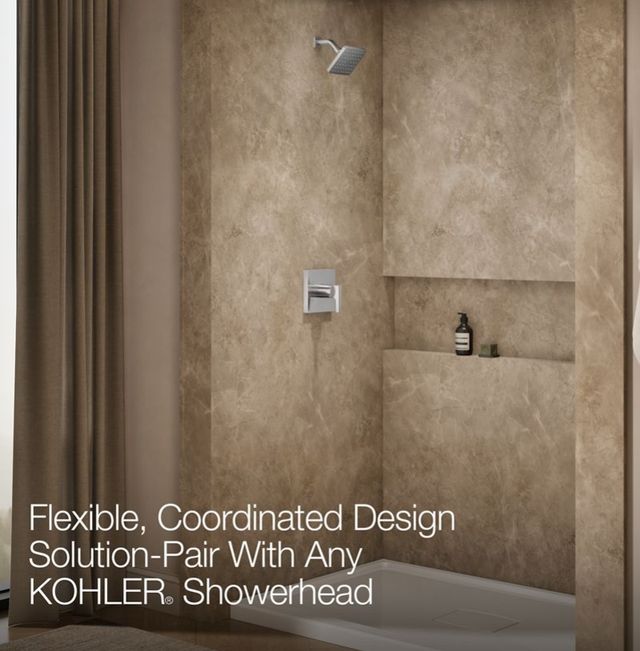 KOHLER® Honesty® Rite-Temp® Polished Chrome Shower Trim Kit-4