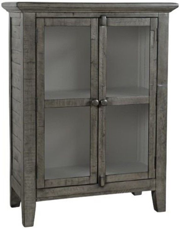 Jofran Inc. Rustic Shores Stone 2-Door Accent Cabinet-0