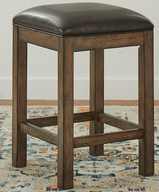 Liberty Furniture Lennox Medium Brown Upholstered Console Stool-0