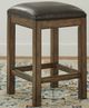 Liberty Furniture Lennox Medium Brown Upholstered Console Stool-0