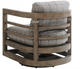 Tommy Bahama® Outdoor La Jolla Weathered Gray Occasional Swivel Chair-1