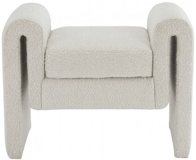 Meridian Furniture Stylus Cream 31" Accent Bench-1