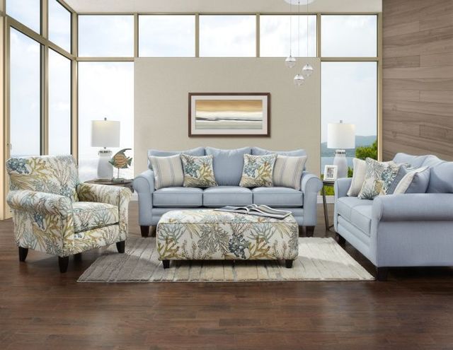 Fusion Furniture Starter Sky Ottoman-1
