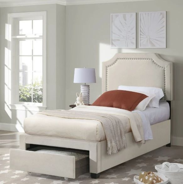 Intercon Tropic Beige Youth Twin Storage Panel Bed-1