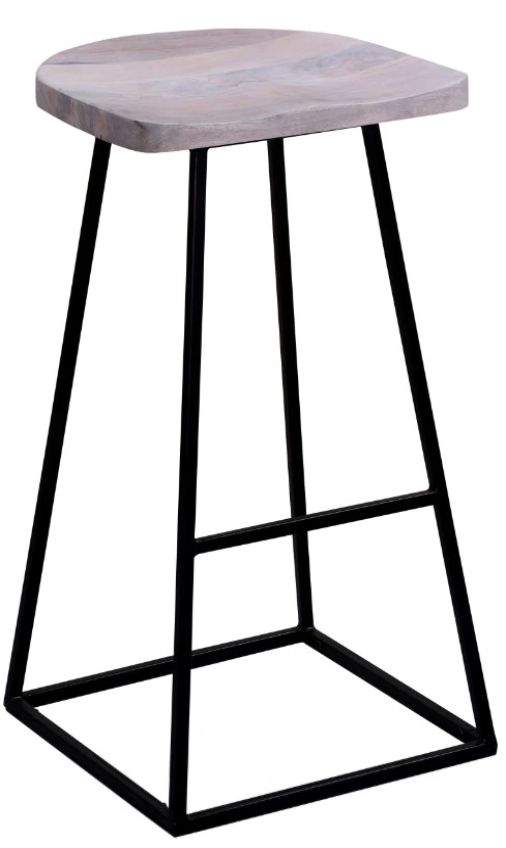 Porter International Designs Clement Black/White Bar Stool-0