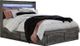 Signature Design by Ashley® Baystorm 5-Piece Gray King Storage Panel Bed Set-1