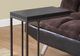 Monarch Specialties Inc. Espresso Bronze Metal Accent Table-2