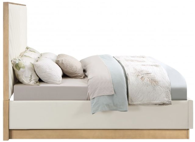 Meridian Furniture Casa Cream King Upholstered Panel Bed-2