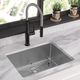Elkay Crosstown® 2-Piece Polished Satin 25" x 22" x 9" 1-Hole Single Bowl Dual Mount Sink Set-2