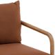 Dovetail Furniture Aimee Natural/Sienna Fabric/Wooden Outdoor Occasional Chair -5