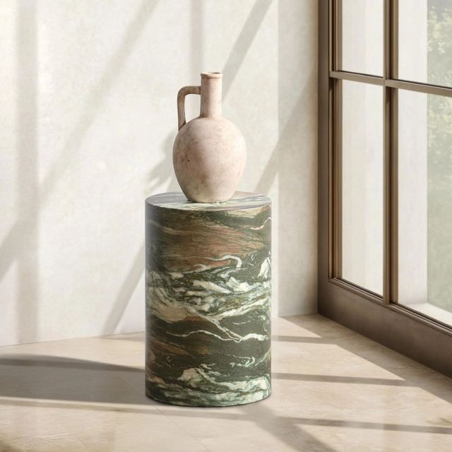 Classic Home Norfolk Green Round Stand-1