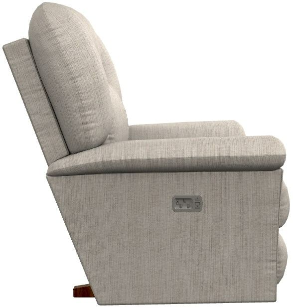 La-Z-Boy® Jasper Buff Power Rocking Recliner with Headrest-2