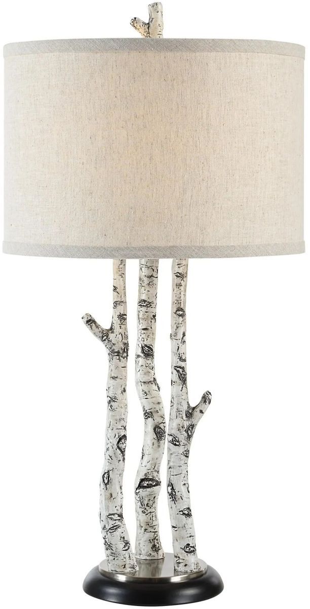 Renwil® Everren Naousa Matte Black/Nickel/White Wash Table Lamp-1