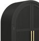 Elements International Ridgemont Black Large Bookcase-2