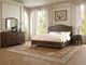 Flexsteel® Bellevue 4-Piece Whiskey Brown Queen Panel Bedroom Set-1