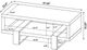 Coaster® Dinard Mango Coffee Table with Black Metal Base-2
